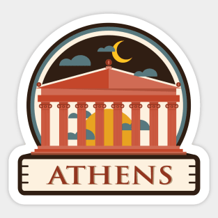 Athens Sticker